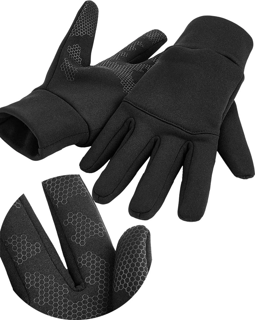 Adult Beechfield No Breaks Run Gloves (R-BC310) Adult Beechfield No Breaks Run Gloves (R-BC310) -Fashion Clothing R BC310 BLK