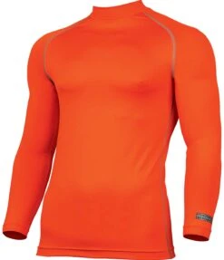 Men's Rhino Long Sleeve Base Layer {RH001} -Fashion Clothing RH001 FluorescentOrange