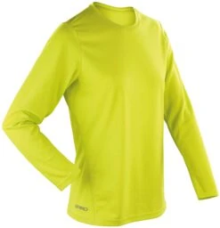 Women's Spiro Active Long Sleeve Tee {R-S254F} 2 Women's Spiro Active Long Sleeve Tee {R-S254F} -Fashion Clothing S254F LimeGreen FT