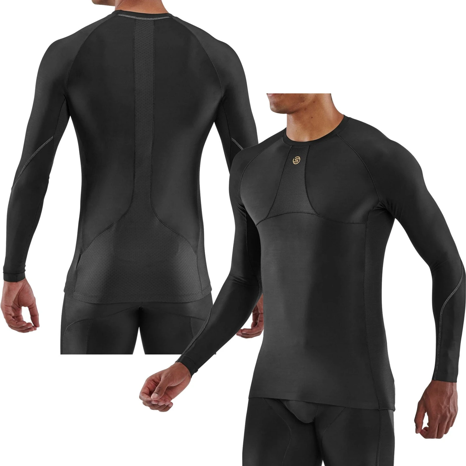 Men's SKINS Series 5 Long Sleeve Active Use Compression Top Men's SKINS Series 5 Long Sleeve Active Use Compression Top -Fashion Clothing SK SF00500059 001