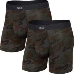 SAXX Men's Daytripper 5" Boxers With Fly TWIN PAIR PACK