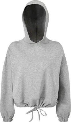 Women's TriDri® Cropped Oversize Hoodie (TR085) -Fashion Clothing TR085 HeatherGrey 1e28e4ff ffc5 422d 94bd 10f8d8dc7cfa