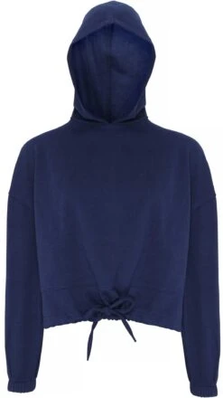 Women's TriDri® Cropped Oversize Hoodie (TR085) -Fashion Clothing TR085 Navy 86f23082 3f51 4611 acb2 4d5e511d2ecb