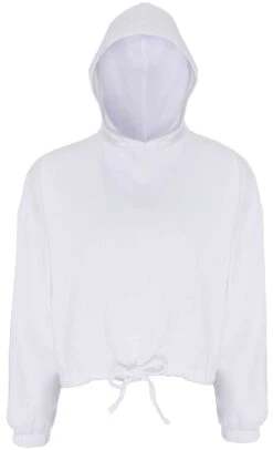 Women's TriDri® Cropped Oversize Hoodie (TR085) -Fashion Clothing TR085 White ba37a837 e6fe 460f 8c90 9abe88ebe5f8