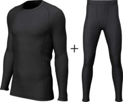 Kids' Xero Degrees Thermal Baselayer COMBO {XO-CH284Y/CH401Y-COMBO} -Fashion Clothing XO CH0284 BLK COMBO b053acdb ab65 48e8 98c7 98e6bb7b1d16