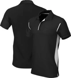 Xero Degrees Adult Premium Tech Team Polo Shirt {XO-CH785} -Fashion Clothing XO CH78535 BLK WHT