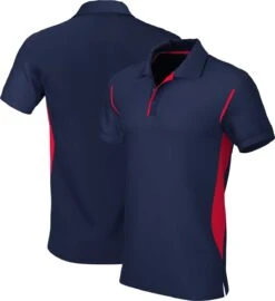 Xero Degrees Adult Premium Tech Team Polo Shirt {XO-CH785} -Fashion Clothing XO CH78535 NVY RED