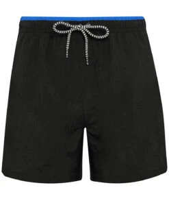 Men's Asquith & Fox Swim Shorts {R-AQ053} -Fashion Clothing aq053 black royal ft