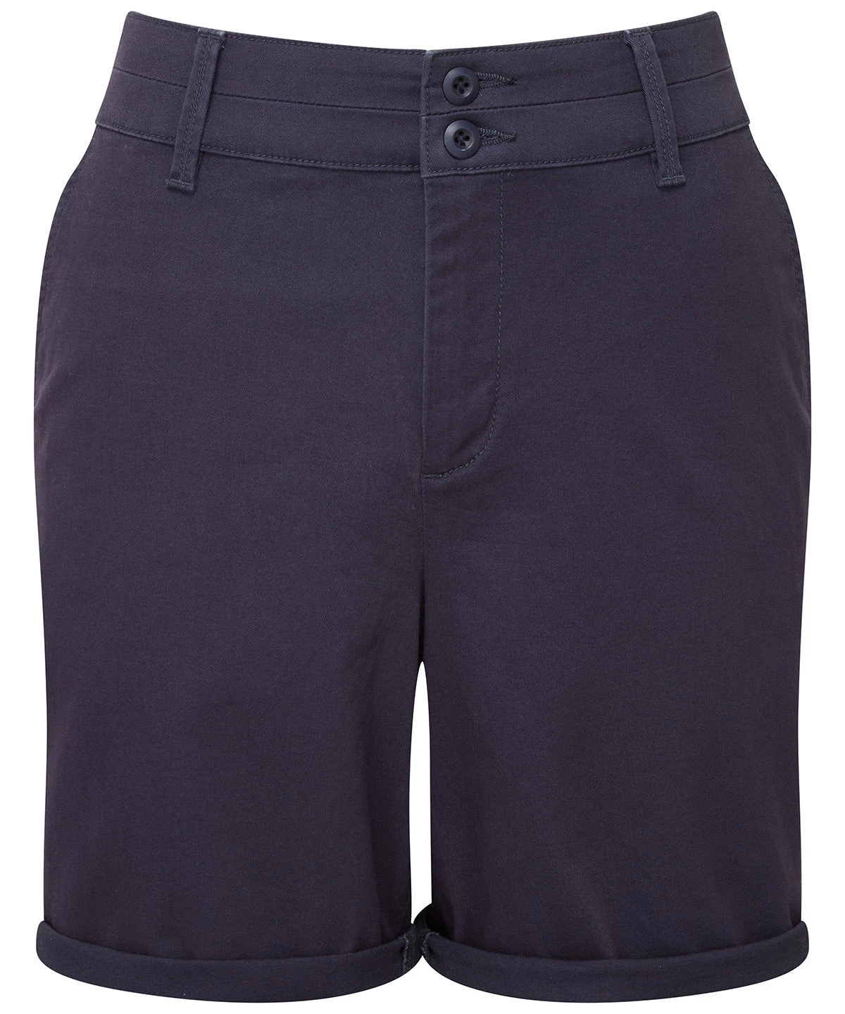 Women's Asquith & Fox Chino Tailored Shorts {R-AQ068} Women's Asquith & Fox Chino Tailored Shorts {R-AQ068} -Fashion Clothing aq068 navy ft2
