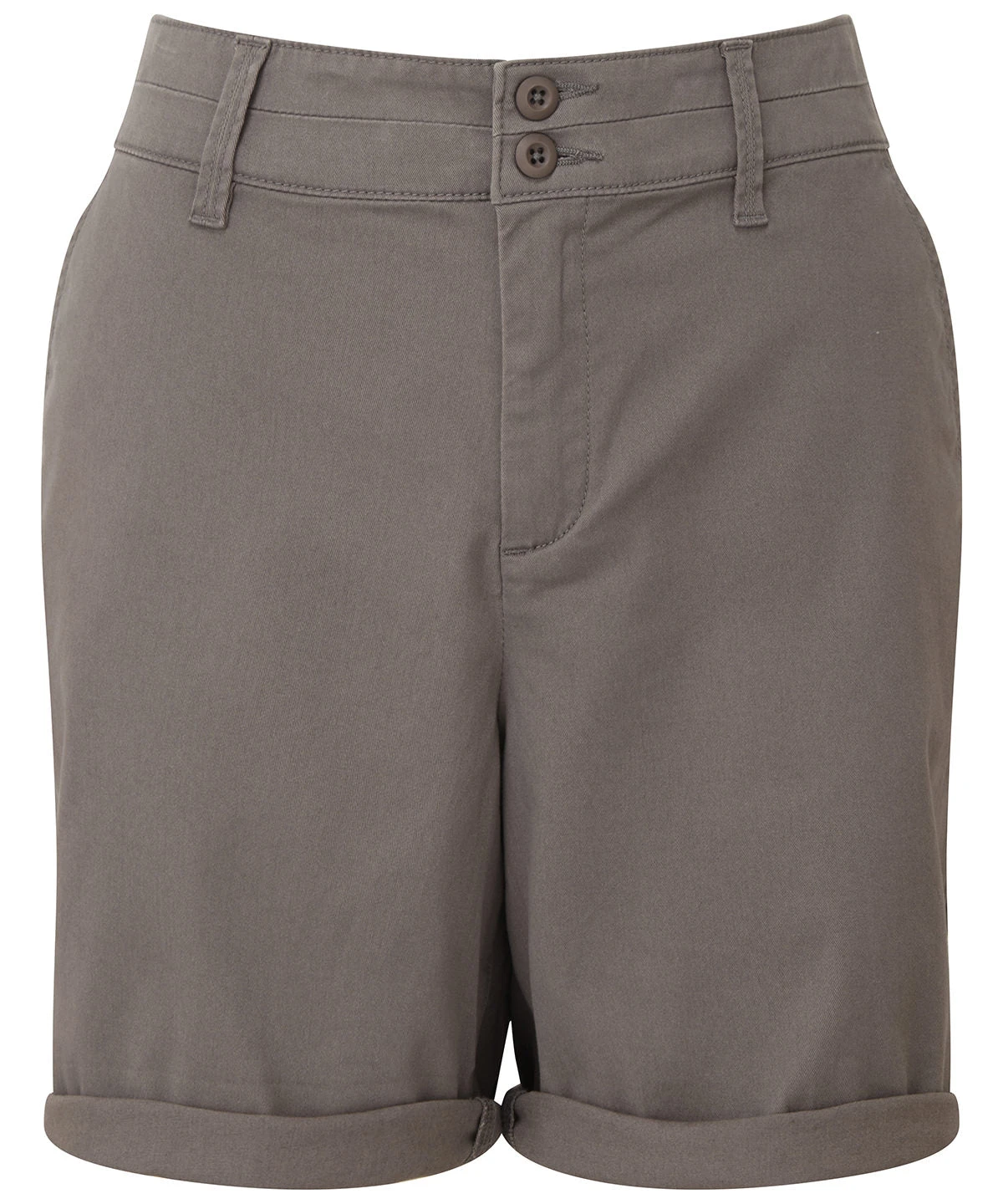 Women's Asquith & Fox Chino Tailored Shorts {R-AQ068} Women's Asquith & Fox Chino Tailored Shorts {R-AQ068} -Fashion Clothing aq068 slate ft2