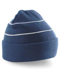 Adult Beechfield Enhanced Viz Knit Beanie {BC042} -Fashion Clothing bc042 frenchnavy ft