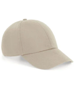 Beechfield Organic Cotton Twill Golf Cap {BC054} -Fashion Clothing bc054 sand ft