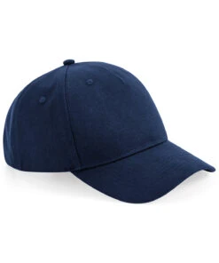 Beechfield Organic Cotton 5 Panel Golf Cap {R-BC62N} -Fashion Clothing bc62n navy ft