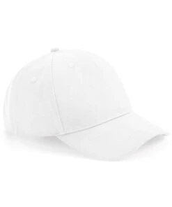 Beechfield Organic Cotton 5 Panel Golf Cap {R-BC62N} -Fashion Clothing bc62n white ft