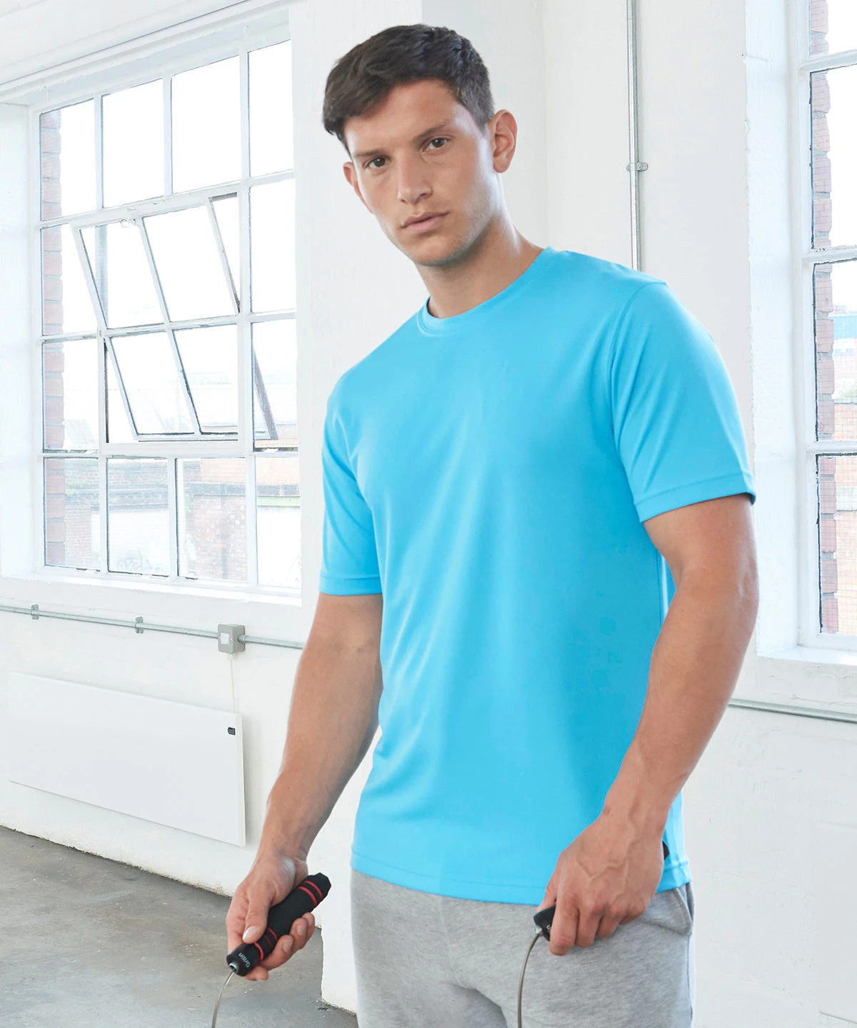 Men's AWD Just Cool Tech Performance Tee {JC001} Men's AWD Just Cool Tech Performance Tee {JC001} -Fashion Clothing jc001 ls02 20234