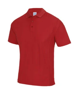 Men's AWD Team SuperCool Smooth Performance Polo {JC041} -Fashion Clothing jc041 firered ft2
