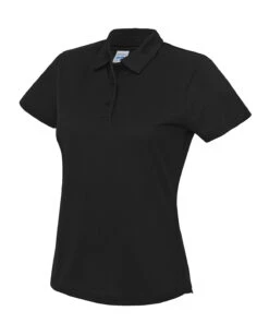 Women's AWD Team Cool Tech Polo {JC045} -Fashion Clothing jc045 jetblack ft2
