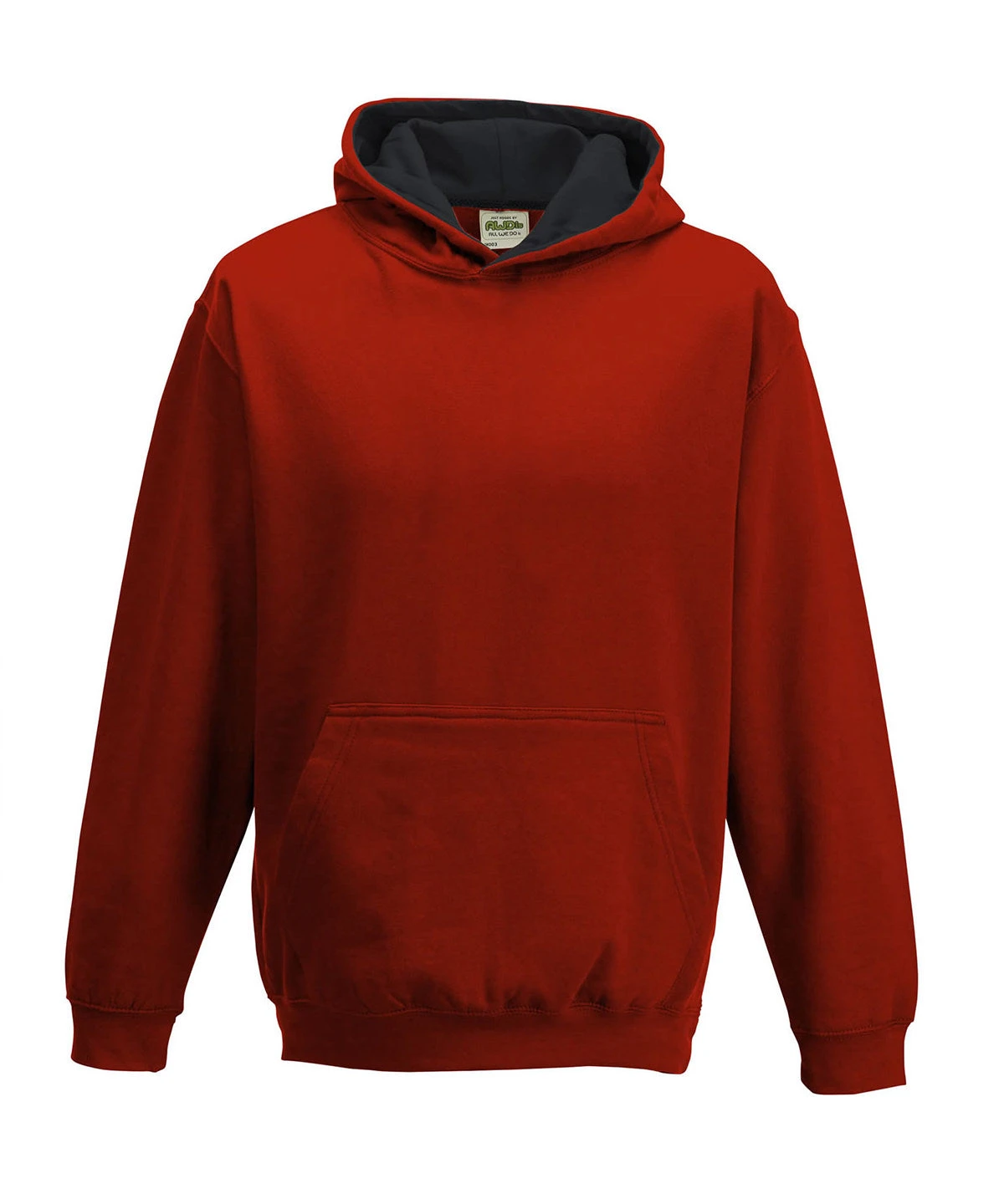 Kids' AWD Varsity Two Tone Overhead Hoody {JH03J} Kids' AWD Varsity Two Tone Overhead Hoody {JH03J} -Fashion Clothing jh03j firered jetblack ft2