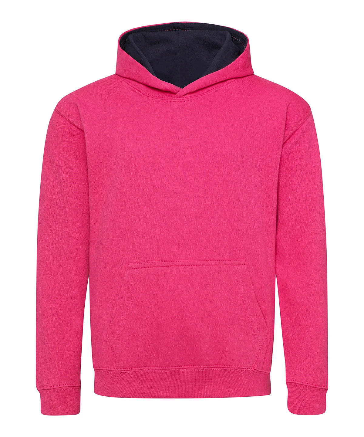 Kids' AWD Varsity Two Tone Overhead Hoody {JH03J} Kids' AWD Varsity Two Tone Overhead Hoody {JH03J} -Fashion Clothing jh03j hotpink frenchnavy ft2