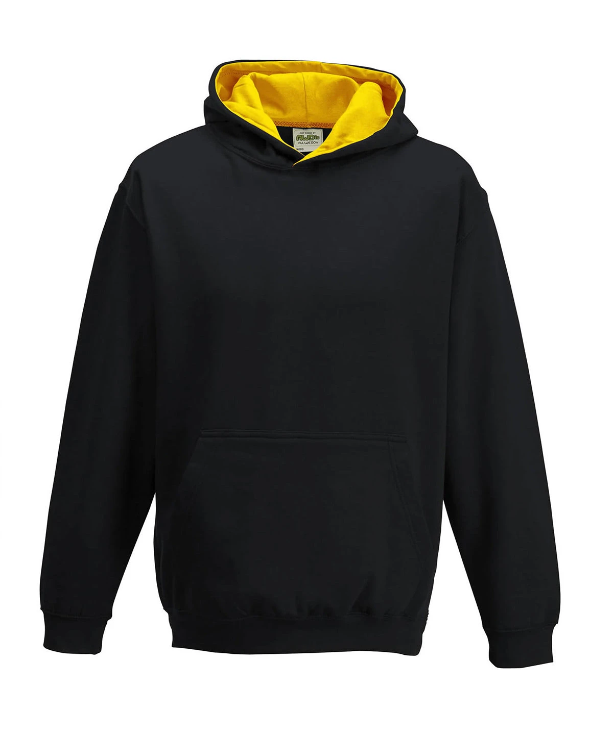 Kids' AWD Varsity Two Tone Overhead Hoody {JH03J} Kids' AWD Varsity Two Tone Overhead Hoody {JH03J} -Fashion Clothing jh03j jetblack gold ft2