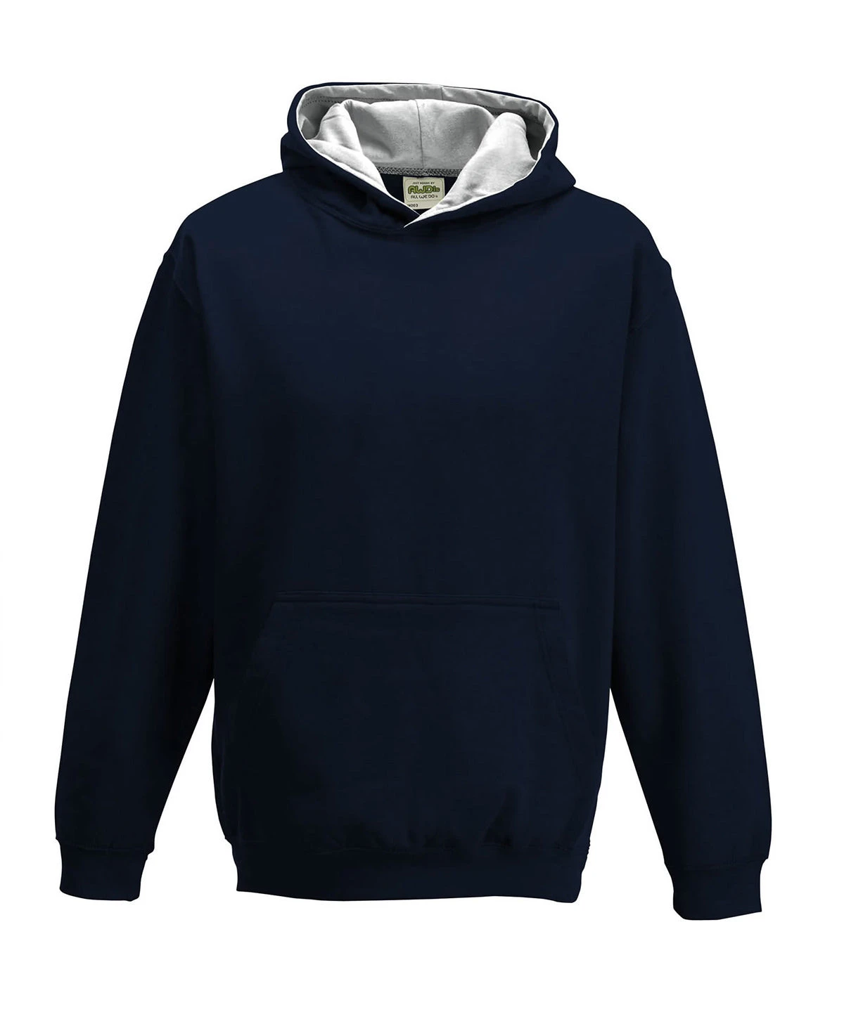 Kids' AWD Varsity Two Tone Overhead Hoody {JH03J} Kids' AWD Varsity Two Tone Overhead Hoody {JH03J} -Fashion Clothing jh03j newfrenchnavy heathergrey ft2