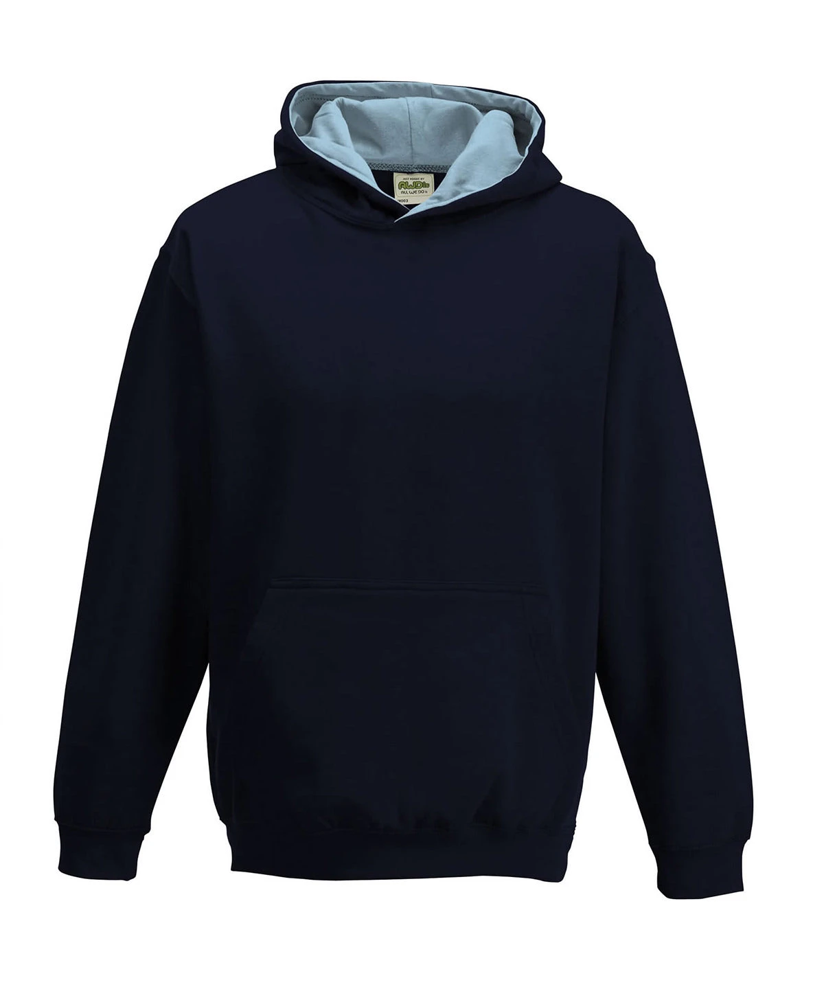 Kids' AWD Varsity Two Tone Overhead Hoody {JH03J} Kids' AWD Varsity Two Tone Overhead Hoody {JH03J} -Fashion Clothing jh03j newfrenchnavy skyblue ft2