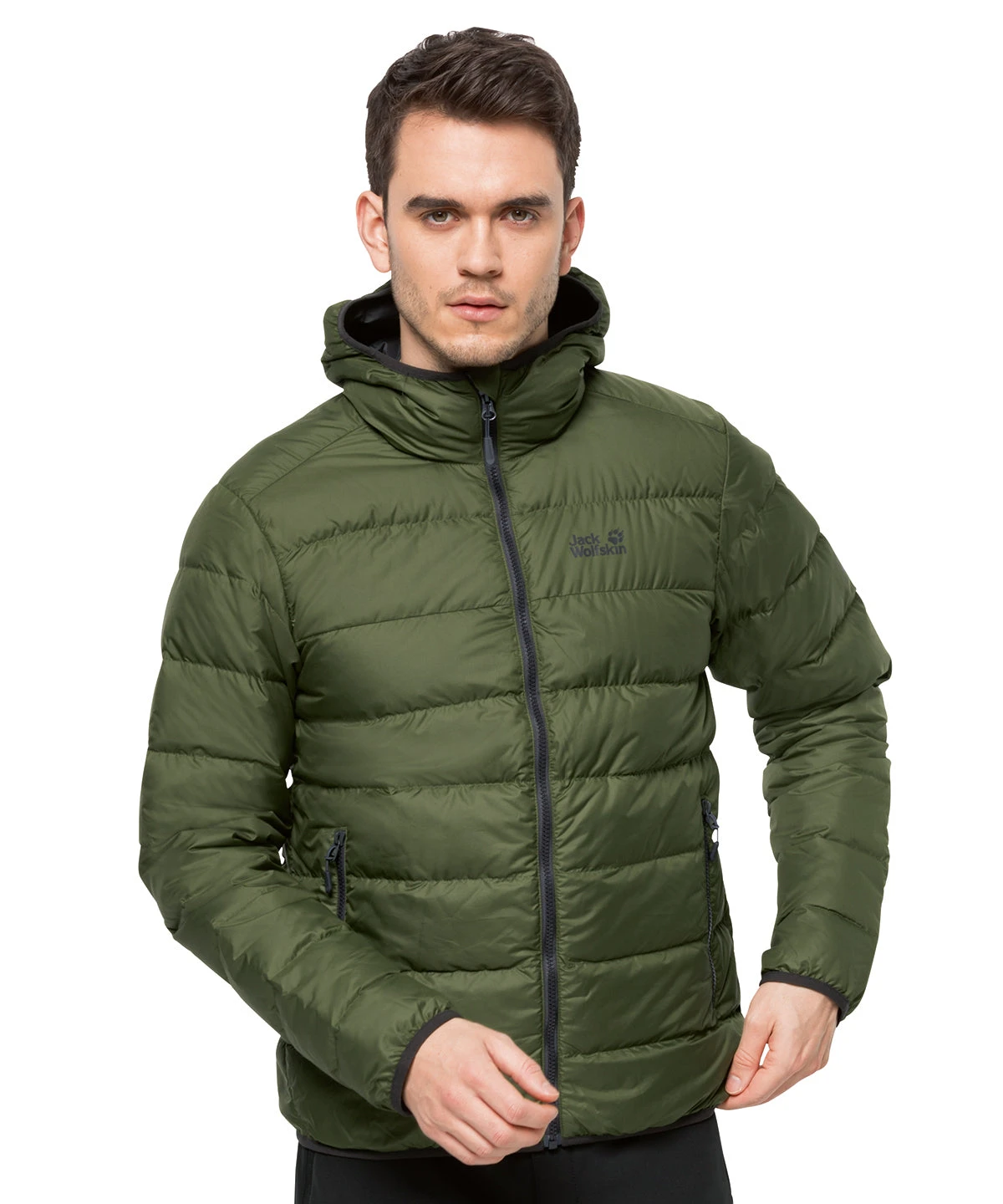 Men's Jack Wolfskin Feather Down Hooded Jacket {JW018} Men's Jack Wolfskin Feather Down Hooded Jacket {JW018} -Fashion Clothing jw018 ls00 20235
