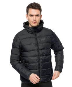 Men's Jack Wolfskin Feather Down Hooded Jacket {JW018} 3 Men's Jack Wolfskin Feather Down Hooded Jacket {JW018} -Fashion Clothing jw018 ls03 20235