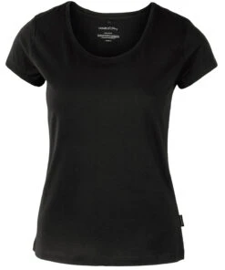 Women's Nimbus Play Orlando Cotton Tee {NP01F} -Fashion Clothing np01f black ft2