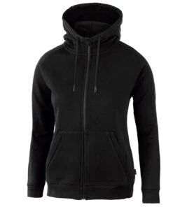 Women's Nimbus Play Lenox Hooded Full Zip Sweatshirt {NP04F} -Fashion Clothing np04f black ft2