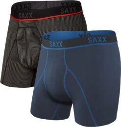 SAXX Men's Kinetic 5" Boxers TWIN PACK {SXBB32-TWIN} -Fashion Clothing sxbb32 GFS CIN TWIN