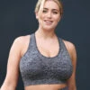 Women's Tombo Seamless Crop Sports Bra {TL696}