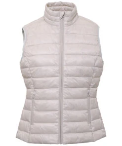 Women's 2786 Midweight Padded Gilet {TS31F} -Fashion Clothing ts31f oysterwhite ft