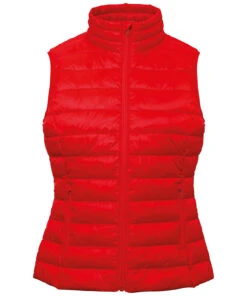 Women's 2786 Midweight Padded Gilet {TS31F} -Fashion Clothing ts31f red ft2
