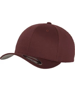 Yupoong Flexfit Stretch Fit Baseball Cap {YP004} -Fashion Clothing yp004 maroon ft